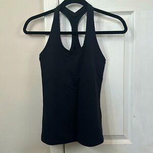 Black work out tank top